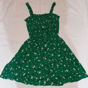 Jessica Simpson Green Floral Dress 👗
